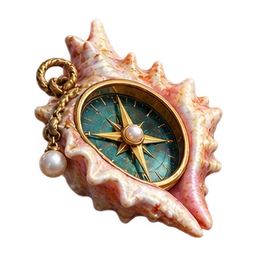 Conch compass