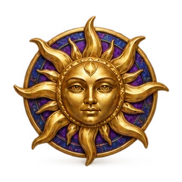 Sun medallion